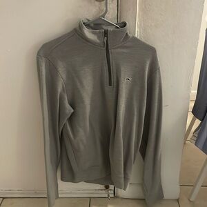 Vineyard Vines Gray Quarter Zip (Small)